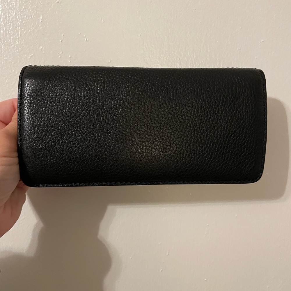 Marc Jacobs Black Pebbled Leather Wallet - Picture 2 of 3